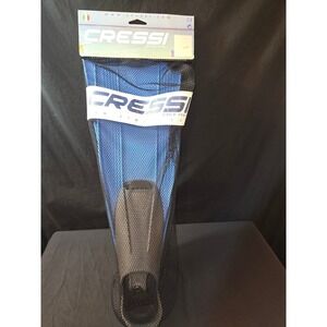 Cressi Palau Long Fins Snorkeling Swimming Diving‎ Gear Blue Black New